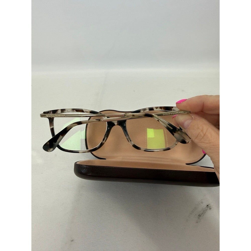 Dolce & Gabbana DG3243 Model Frames Tortoise-patterned front & Metal Temples - Picture 2 of 5